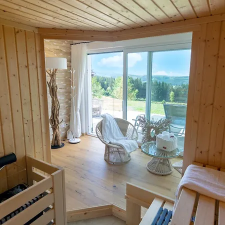 度假居 Ferienhaeuser Hoher Knochen Mit Sauna *